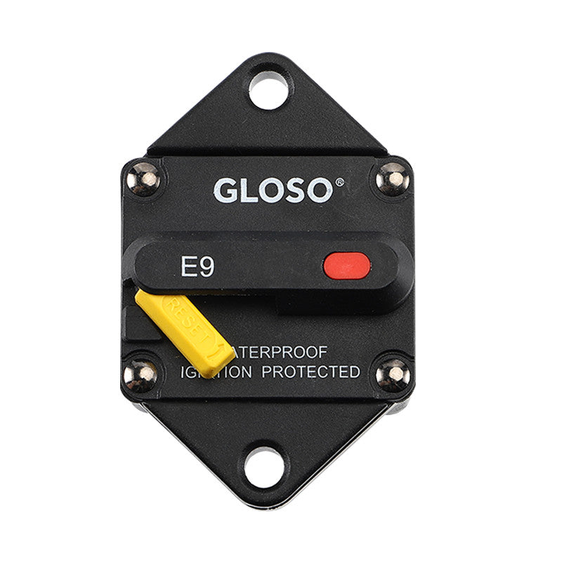 GLOSO E9Q T3 with Recessed Push Button Panel Mount IP67 Circuit Breaker  (25A-150A)