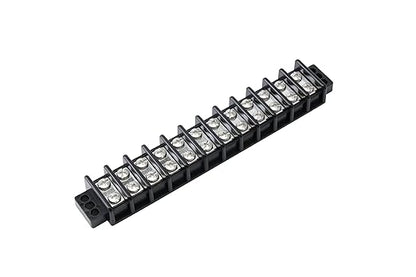 GLOSO TBD Double Row Stainless Terminal Blocks, Marine Grade, 10-22 AWG Cu - 1 Pack