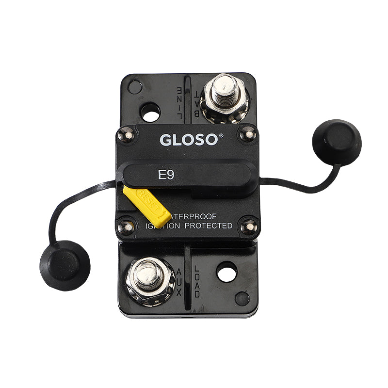 GLOSO E92 T3 IP67 3/8" Stud Manual Reset Circuit Breaker (50A-200A)