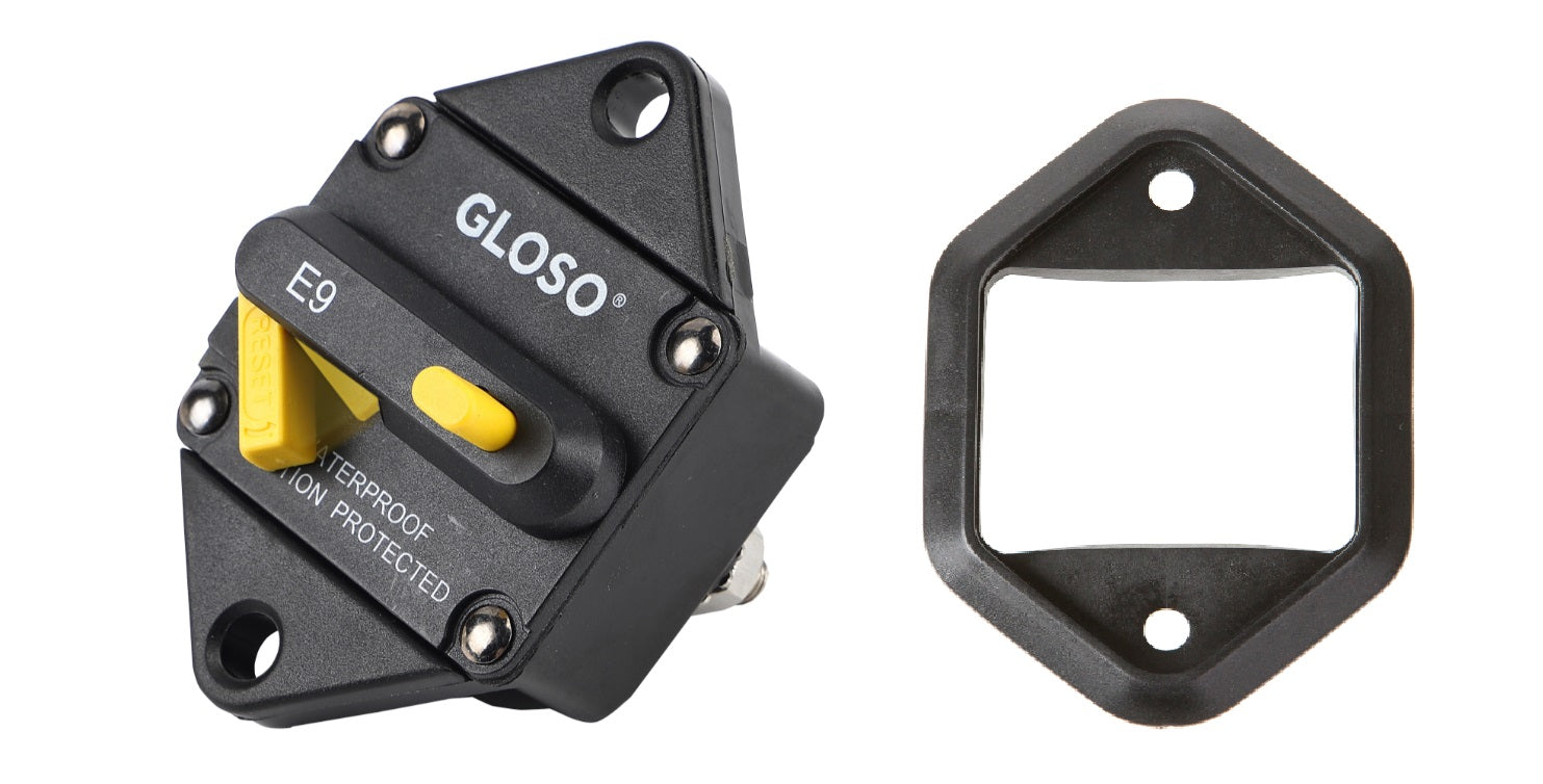 GLOSO E96 T3 Panel Mount Waterproof IP67 with Gasket Circuit Breaker  (25A-150A)