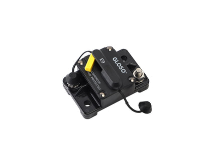 GLOSO E98 T3 Manual Reset Waterproof IP67 1/4" Stud Circuit Breaker (30A-150A)