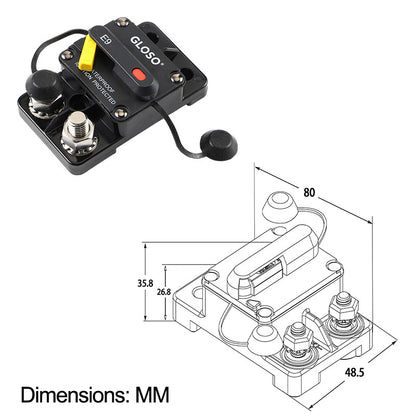 GLOSO E9T T3 with Recessed Push Button Side by Side Stud Circuit Breakers (60A-200A)